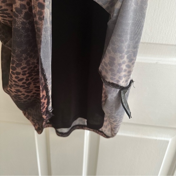 H&M Maternity Leopard Dress‎ Midi Small - Picture 5 of 7